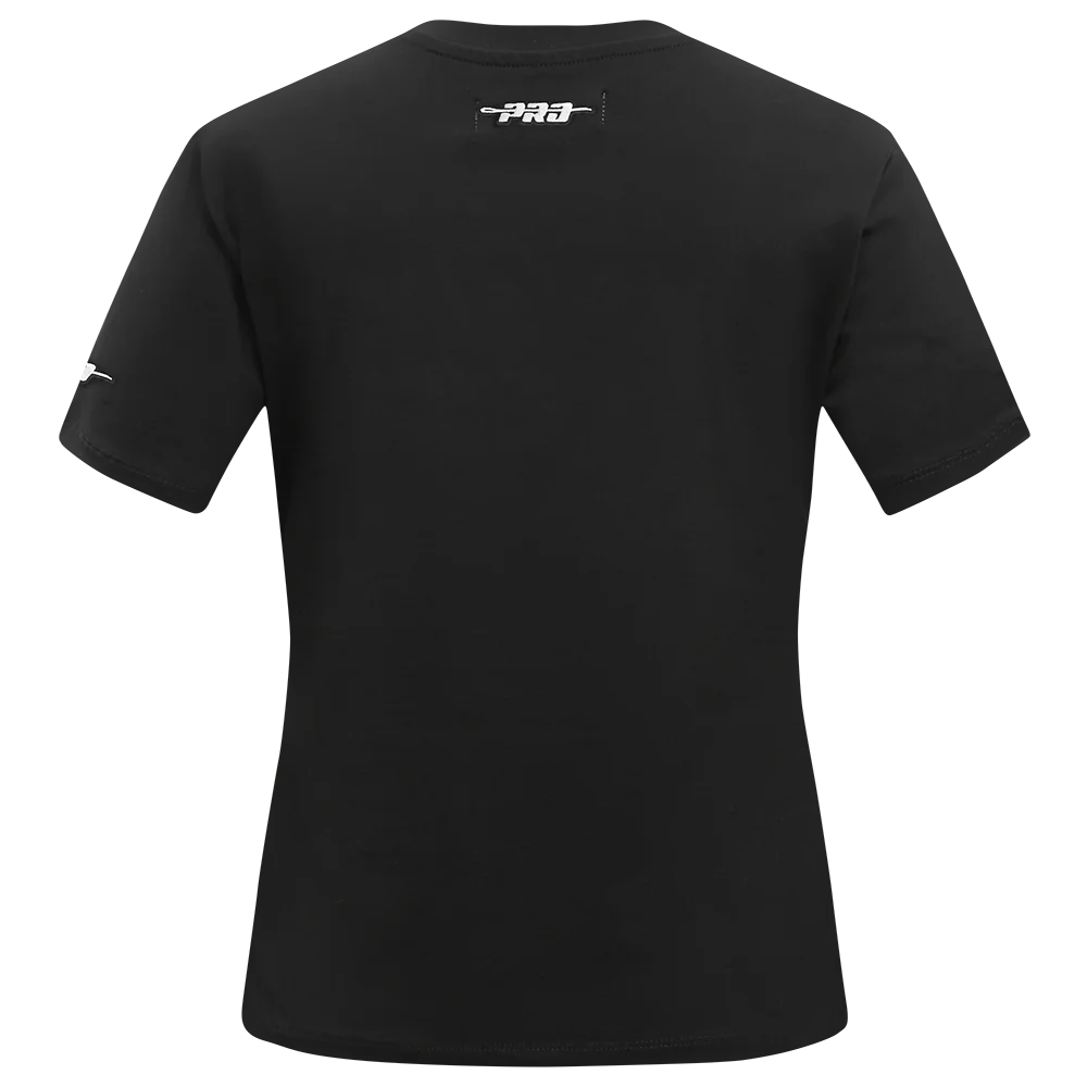 WNBA NEW YORK LIBERTY JEWELS WOMEN'S SHORT SLEEVE SLIM FIT TEE (BLACK) - Image 3