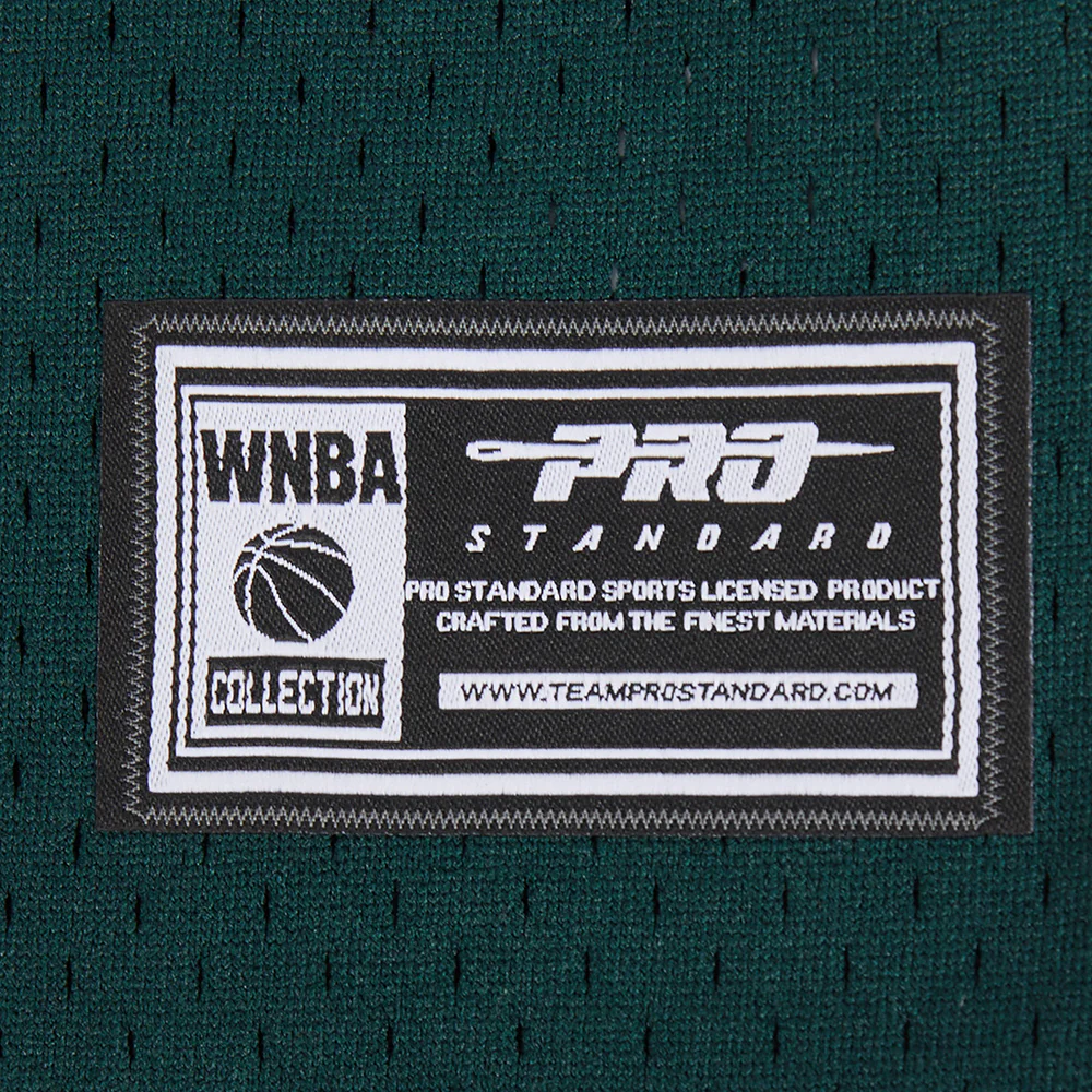 WNBA SEATTLE STORM CLASSIC MESH BIG BOY'S BUTTON DOWN SHIRT (FOREST GREEN) - Image 8