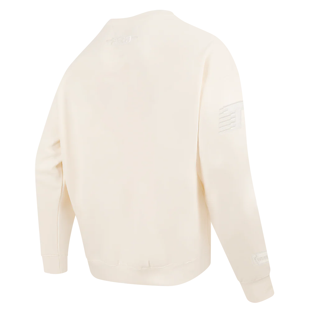 WNBA TORONTO TEMPO NEUTRAL MEN'S DROP SHOULDER FLC CREWNECK (EGGSHELL) - Image 3