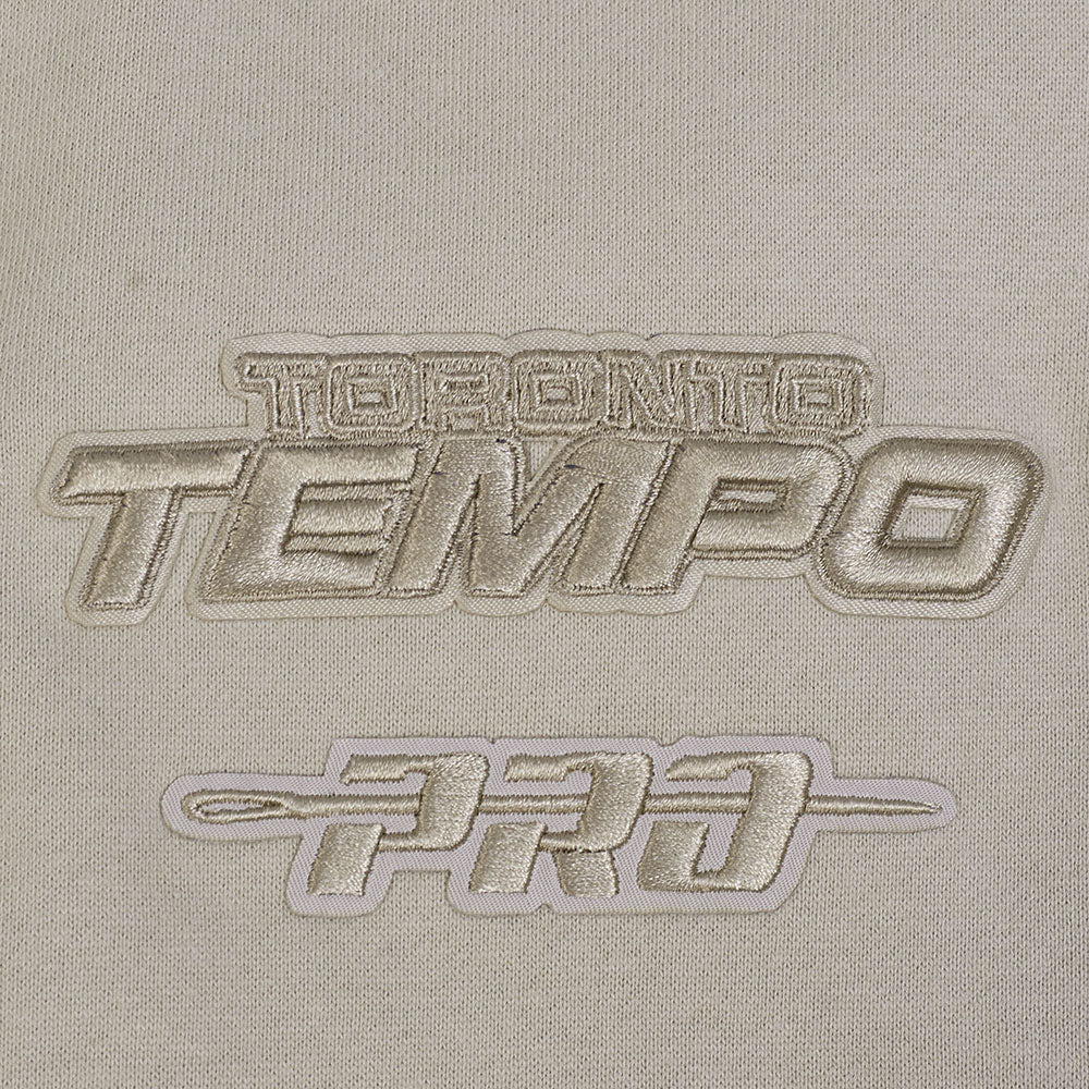WNBA TORONTO TEMPO NEUTRAL MEN'S DROP SHOULDER FLC CREWNECK (TAUPE) - Image 6