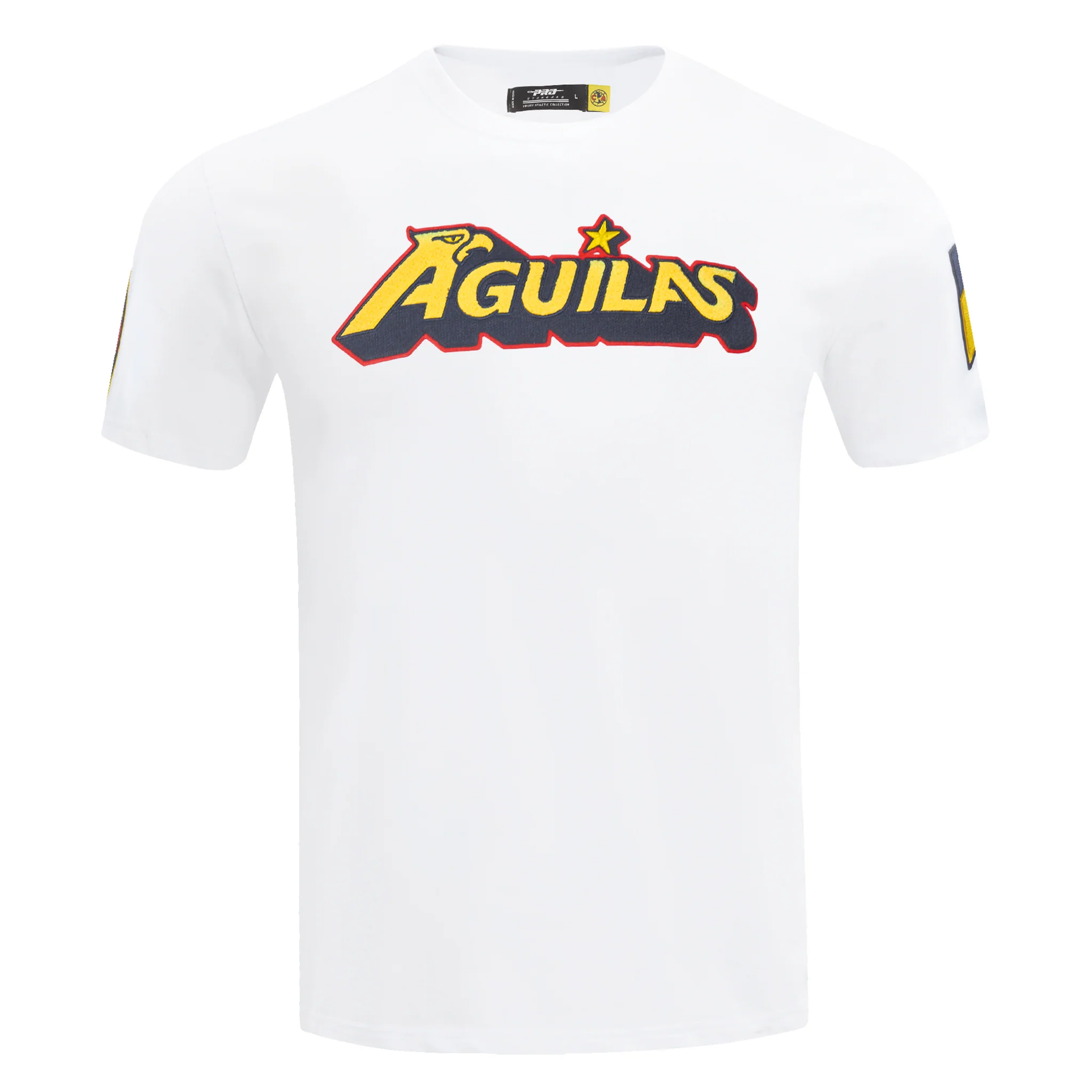 LIGA MX CLUB AMERICA STADIUM MEN'S WORDMARK SINGLE JERSEY TEE (WHITE)