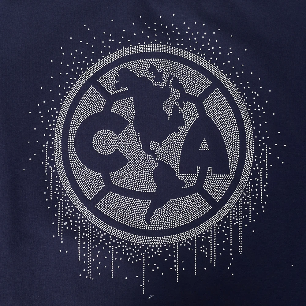 Liga MX CLUB AMERICA LEGACY WOMEN'S SJ SLIM FIT TEE (MIDNIGHT NAVY) - Image 6