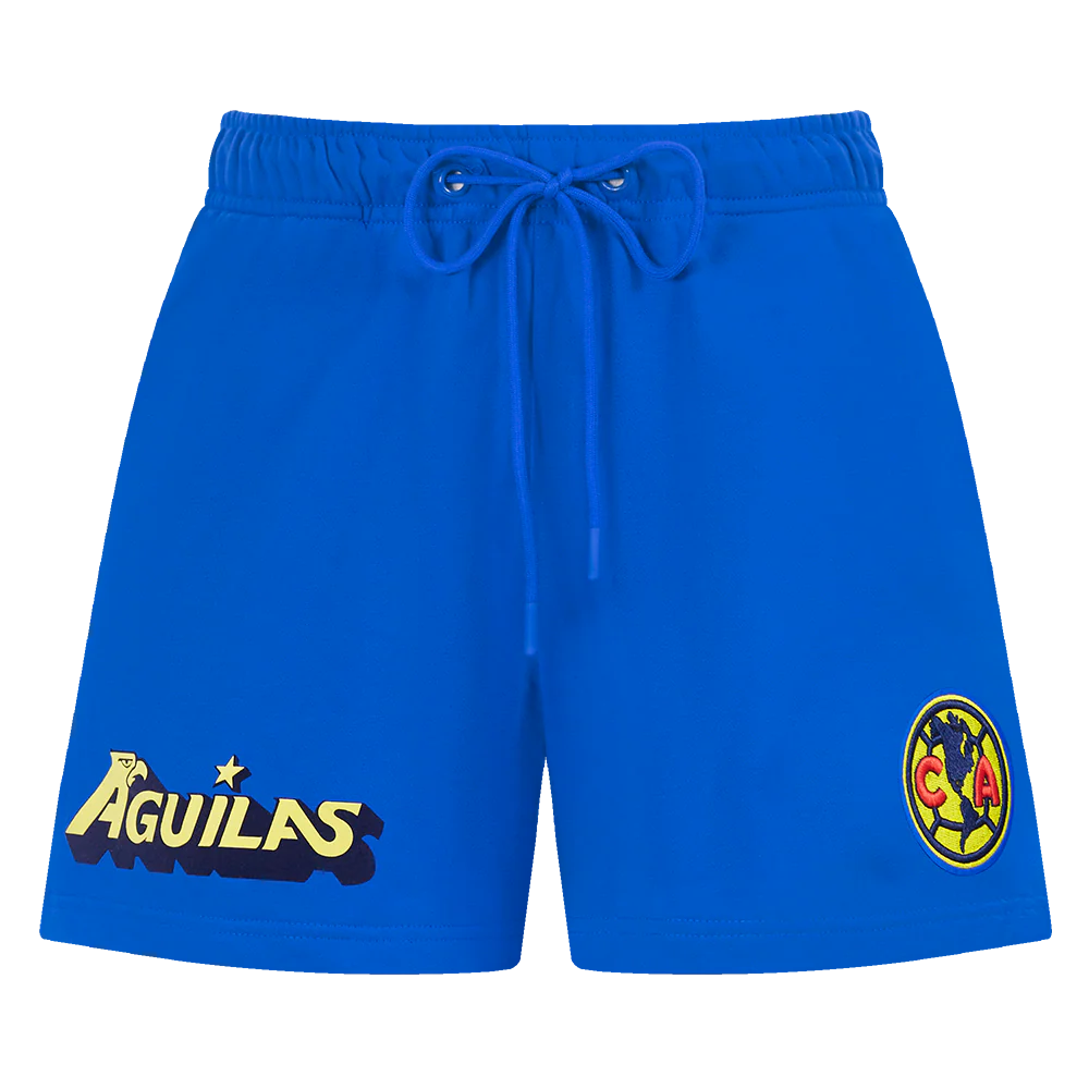 LIGA MX CLUB AMERICA STADIUM WOMEN'S DOUBLE KNIT SHORT (ROYAL BLUE) - Image 2