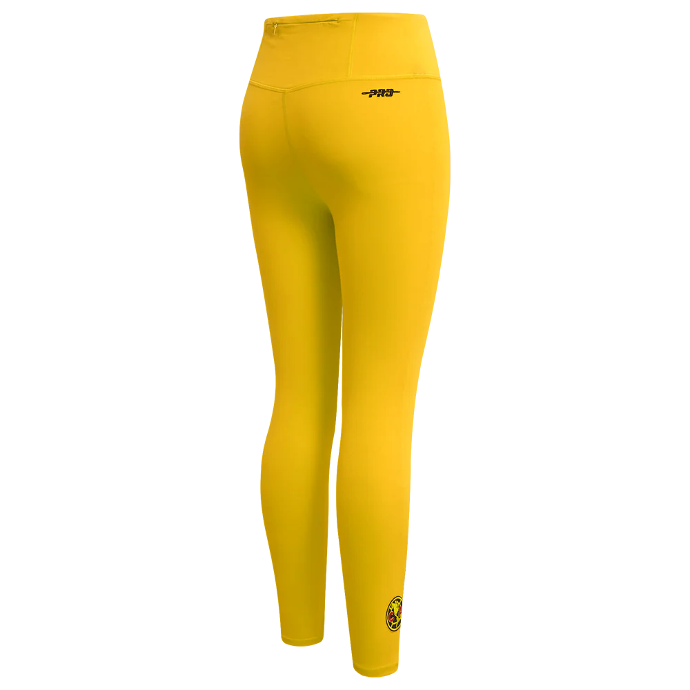 LIGA MX CLUB AMERICA STADIUM WOMEN'S HIGH WAIST JERSEY LEGGING (YELLOW) - Image 3