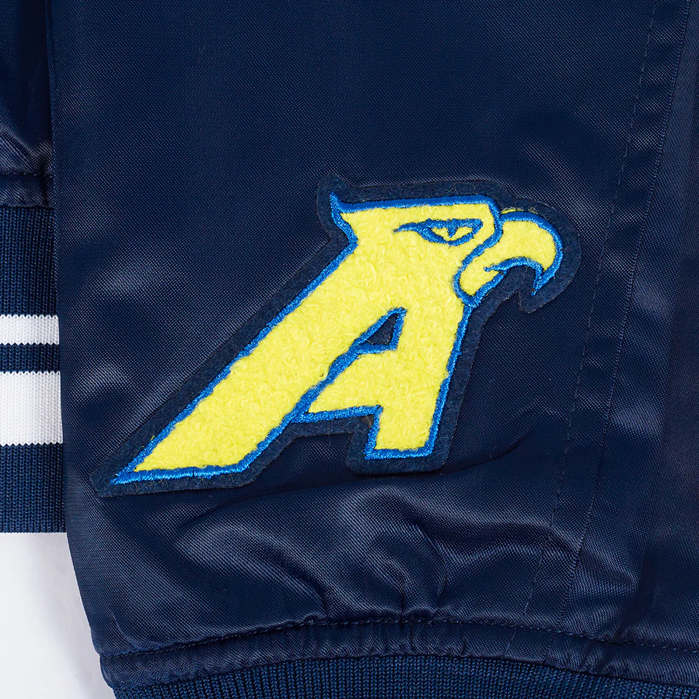 LIGA MX CLUB AMERICA STADIUM WOMEN'S RIB SATIN JACKET (MIDNIGHT NAVY) - Image 7