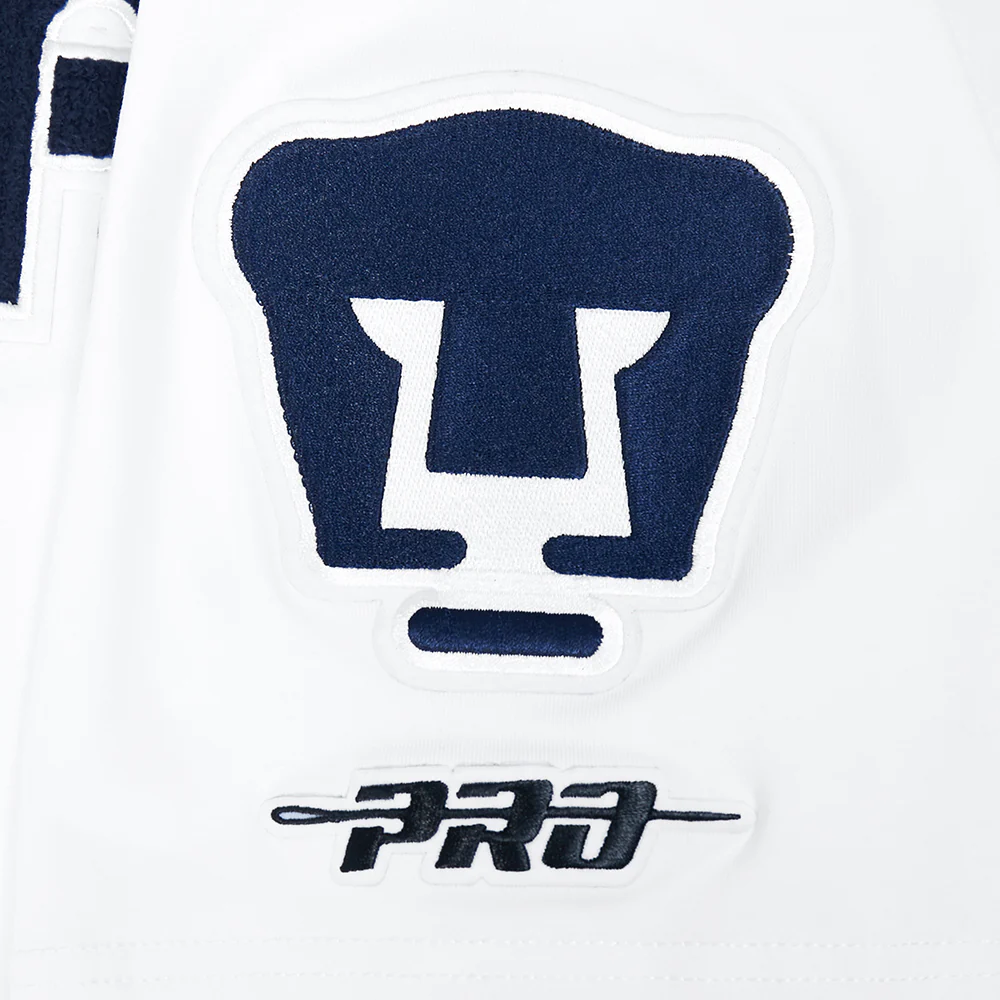 LIGA MX PUMAS UNAM CLASSIC CHENILLE MEN'S SJ TEE (WHITE) - Image 7