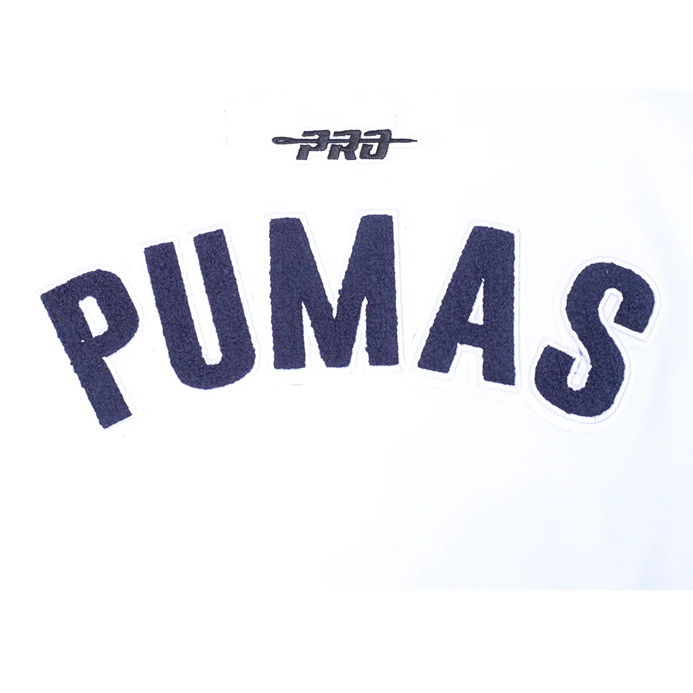 LIGA MX PUMAS UNAM CLASSIC CHENILLE WOMEN'S SJ BOXY TEE (WHITE) - Image 7