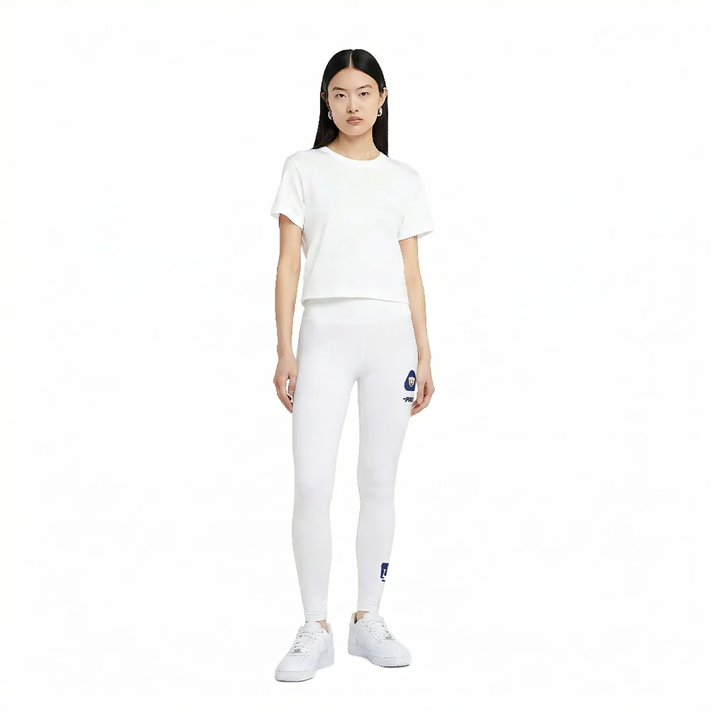 LIGA MX PUMAS UNAM CLASSIC CHENILLE WOMEN'S HW JERSEY LEGGING (WHITE) - Image 3